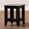 Baxton Studio Audra Dark Brown Finished Wood End Table 159-9867 - alternate 5